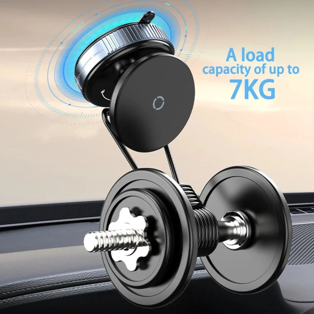 Magnetic Vaccum Car Phone Holder