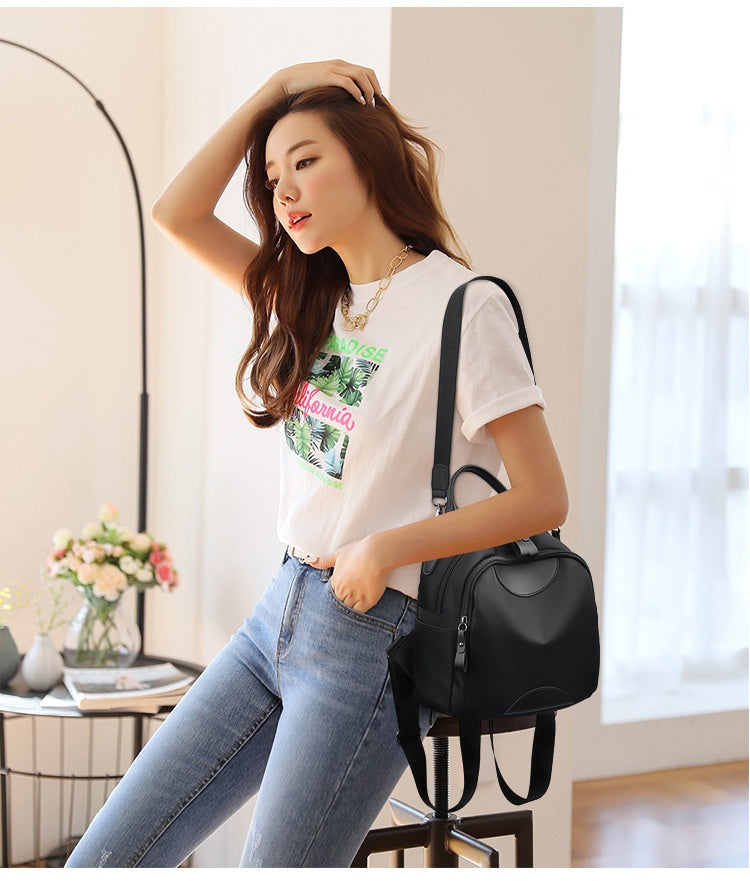 Large Capacity Travel Women's Casual Oxford Cloth Backpack