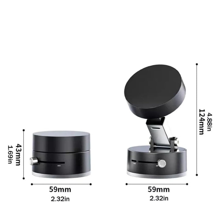 Foldable Vacuum Magnetic Car Phone Holder