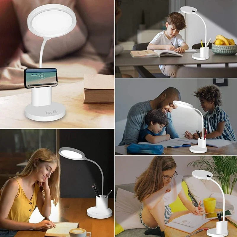 Lamp Rechargeable Plug-in Bedroom Bedside Lamp