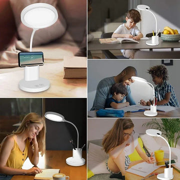 Lamp Rechargeable Plug-in Bedroom Bedside Lamp