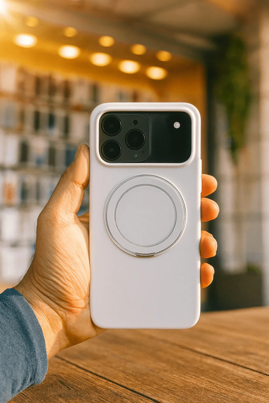 MagSafe-Compatible Silicone Shockproof iPhone Cover